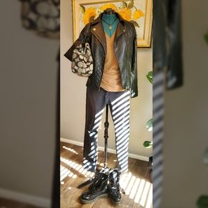 Faux leather Moto Jacket